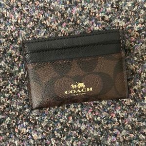 Coach card holder